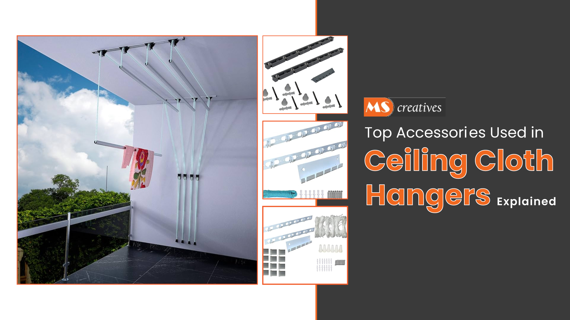 Read more about the article Top Accessories Used in Ceiling Cloth Hangers Explained (Complete Guide)