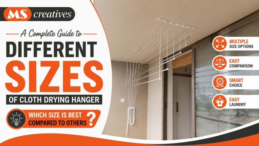 cloth drying hanger sizes