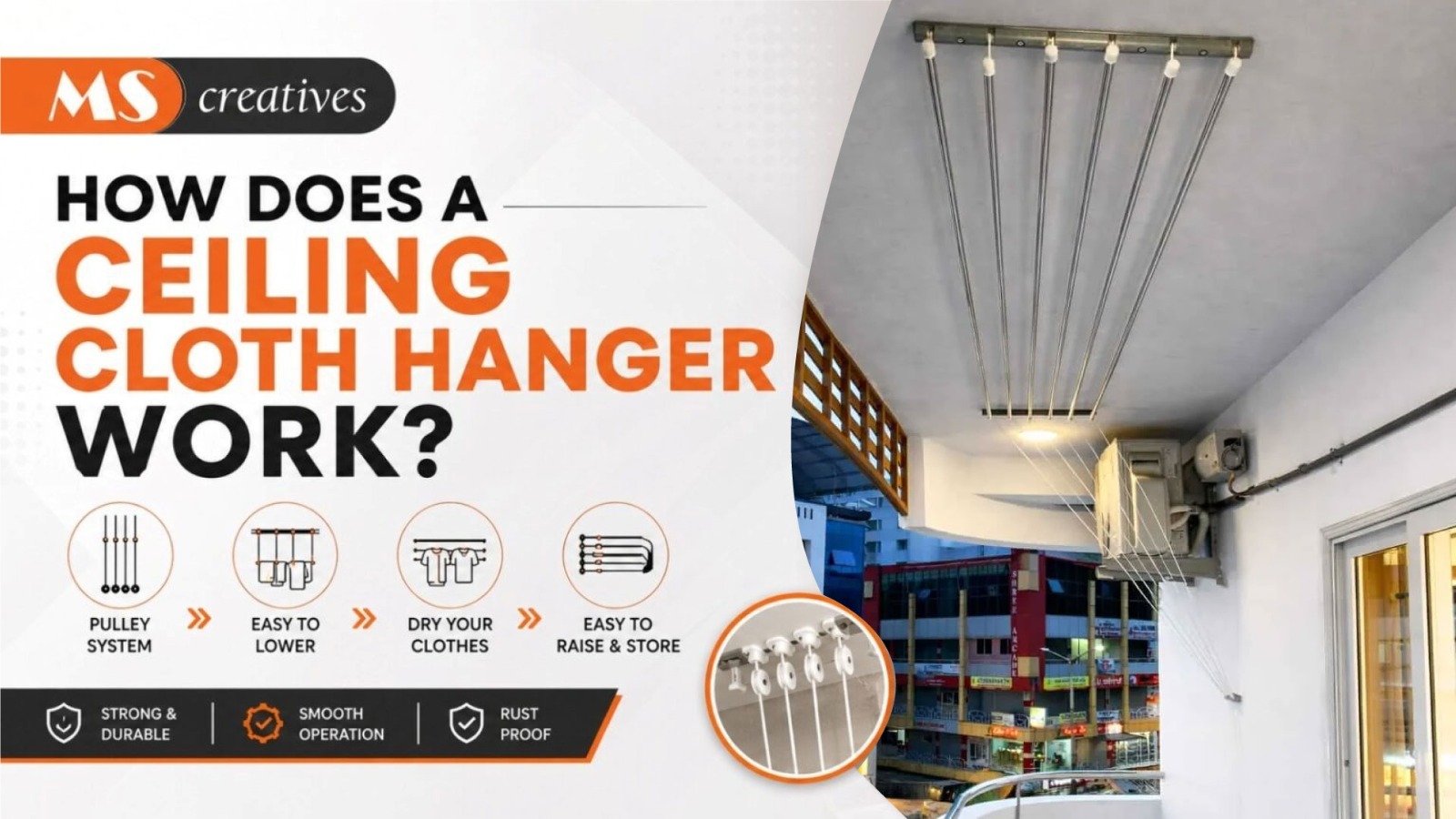 Read more about the article How Does a Ceiling Cloth Hanger Work?